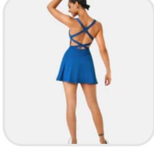 Halara dress and shorts. Never worn.